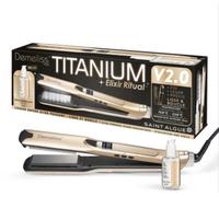Coffret Lisseur Vapeur Titanium V2 Elixir Ritual Demeliss - 5 Niveaux De Température - Réservoir 30Ml - Jusqu'A 230°C G