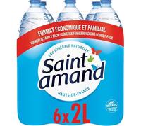 SAINT AMAND Eau minérale naturelle 6 x 2 L