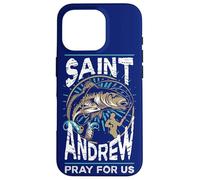 Saint-André Patron de Pêcheur Saint catholique de pêche Coque pour iPhone 16 Pro