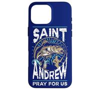 Saint-André Patron de Pêcheur Saint catholique de pêche Coque pour iPhone 16 Pro Max