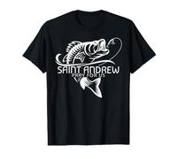 Saint Andrew Fishing Patron du Saint catholique des pêcheurs T-Shirt Graphique avec Valeur