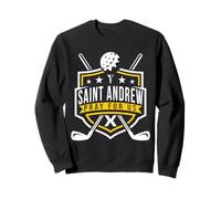 Saint Andrew Golf Patron Saint of Golf Croix catholique Saint Patron Sweatshirt