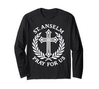 Saint Anselm Priez for Us Catholic Saint Devotion Manche Longue