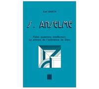 Saint Anselme - Karl Barth - Labor Et Fides - broché - Livre