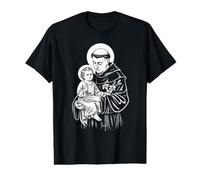 Saint Antoine de Padoue - Saints catholiques T-Shirt Graphique avec Valeur
