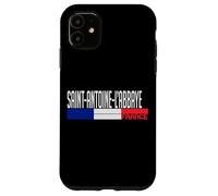 Saint-Antoine-l'Abbaye France Drapeau France Fierté de la Ville Coque pour iPhone 11