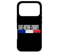 Saint-Antoine-l'Abbaye France Drapeau France Fierté de la Ville Coque pour iPhone 17 Pro