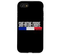 Saint-Antoine-l'Abbaye France Drapeau France Fierté de la Ville Coque pour iPhone SE (2020) / 7/8