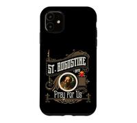 Saint Augustin d'Hippo Pray for Us City God Catholic Coque pour iPhone 11