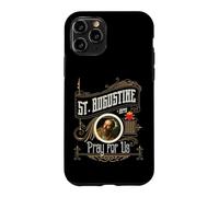 Saint Augustin d'Hippo Pray for Us City God Catholic Coque pour iPhone 11 Pro