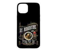 Saint Augustin d'Hippo Pray for Us City God Catholic Coque pour iPhone 15 Plus