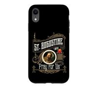 Saint Augustin d'Hippo Pray for Us City God Catholic Coque pour iPhone XR