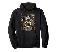 Saint Augustin d'Hippo Pray for Us City God Catholic Sweat à Capuche