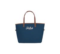 Saint Barth City Shopper/Large Bag en nylon, bleu foncé