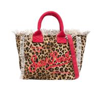 Saint Barth, Femme, Sacs, Multicolore, Taille: ONE Size Borsa a tracolla piccola maculata scritta