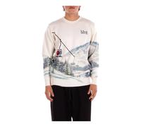 Saint Barth - Logo Front Knit - Homme - Pulls - Beige - Taille: XL