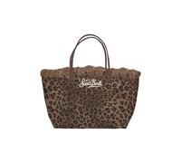 MC2 Saint Barth – Sac femme City Bag Mid Fringe 00588L – Canvas Dark Leopard – Taille unique