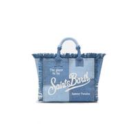 Saint Barth MC2 Sac Colette En Denim Patchwork Dimensions : 30 x 22 x 15 cm