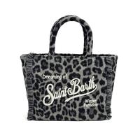SAINT BARTH Sac à main COLETTE FELT - Leopard Noir 03524I, gris, Medium