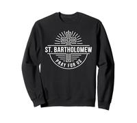 Saint Barthélemy Pray for Us Patron Saint Croix Religieuse Sweatshirt