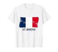 Saint Barthlemy Vintage Drapeau St Barth T-Shirt
