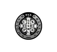 Saint Benoit - (15x15cm) - Sticker /Autocollant