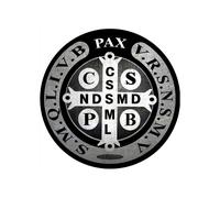 Saint Benoit - (20x20cm) - Sticker /Autocollant