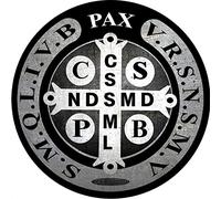 Saint Benoit - (5x5cm) - Sticker /Autocollant
