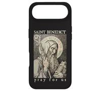 Saint Benoît de Nursie Priez pour Nous Dévotion Catholique Coque pour iPhone Air