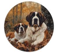Saint-Bernard 1000 Piece Jigsaw Puzzle for Adults Family Challenge Toys Stress Relief Puzzle Exercise The Memory of The Brain for Adults Gifts 1000pcs (67.5x67.5cm)