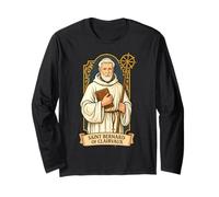 Saint Bernard de Clairvaux Apiculteur Bougeoir Catholique Saint Bernard Manche Longue