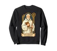 Saint Bernard de Clairvaux Apiculteur Bougeoir Catholique Saint Bernard Sweatshirt