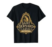 Saint Bernard de Clairvaux Apiculteur Bougeoir Catholique Saint Bernard T-Shirt