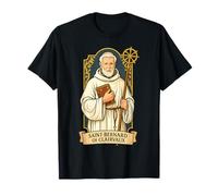 Saint Bernard de Clairvaux Apiculteur Bougeoir Catholique Saint Bernard T-Shirt