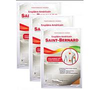 Saint-Bernard Emplâtre Américain - Capsicum et girofle - Confort et relaxation des zones sensibles - lot de 3 emplatres