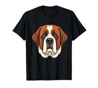Saint Bernard Face - Maman Saint-Bernard, Papa, Chien de Montagne T-Shirt Graphique avec Valeur