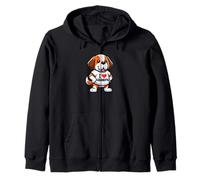 Saint Bernard I Love Papy Funny Dog Grandpa Sweat à Capuche