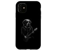 Saint Bernard Jouant de la Guitare Rock Music Amoureux des Chiens Coque pour iPhone 11