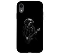 Saint Bernard Jouant de la Guitare Rock Music Amoureux des Chiens Coque pour iPhone XR