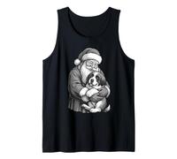 Saint Bernard Père Noël Amoureux des Chiens Débardeur