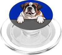 Saint Bernard Petit Chiot de Poche Motif Chien de Saint Bernie PopSockets PopGrip pour MagSafe