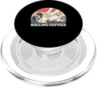 Saint Bernard Rolling Fatties Jeu de Mots pour Amoureux des Chiens PopSockets PopGrip pour MagSafe