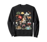 Saint Bernard Suisse - Saint Bernard Maman Chien Alpin Papa Sweatshirt