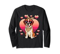 Saint Bernard Valentines Day Manche Longue