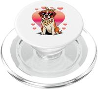 Saint Bernard Valentines Day PopSockets PopGrip pour MagSafe