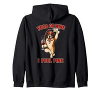Saint Bernard Yoga ou vin I Feel Fine - DIGOR drôle Sweat à Capuche