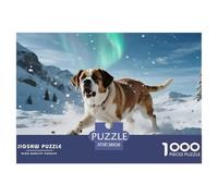 Saint BernardPuzzle 1000 Pièces Chien Adultes Et Enfants, Puzzle De Qualité Supérieure, Détente & Relaxation 38x26cm/1000pcs