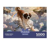 Saint BernardPuzzle 1000 PièCes Puzzle Chats Mignons Adulte Jeu Éducatif Défi Jouet 70x50cm/1000pcs