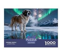 Saint BernardPuzzle 1000 PièCes Puzzle Chats Mignons Adultes Et Enfants Jeu Éducatif Défi Jouet 70x50cm/1000pcs