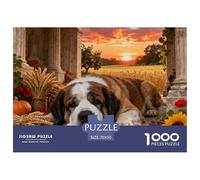 Saint BernardPuzzle 1000 PièCes Puzzle Chats Mignons Adultes Et Enfants Puzzle De Qualité Supérieure 70x50cm/1000pcs